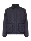 Herno Jacket In Nylon Chamonix And Waxed Tech Cotton In Blue