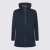 Herno Blue Coat In Blue