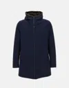 Herno Parka With Hood In Blue
