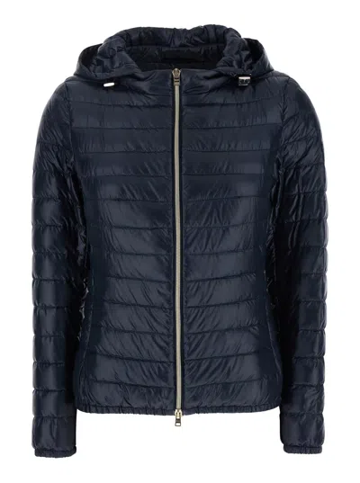 HERNO BLUE DOWN JACKET