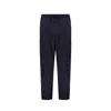 Herno Blue Elastane Casual Pants In Blue