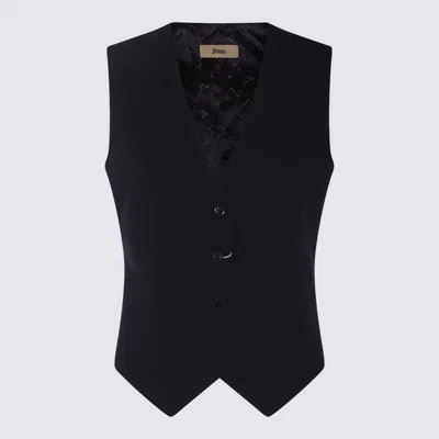 HERNO HERNO BLUE GILET TOP