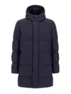 Herno Long Parka In 2-layer Windstopper In Blue