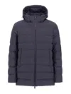 Herno Jacket In 2-layer Windstopper In Blue