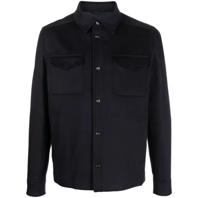 HERNO HERNO BLUE JACKETS - SHIRT JACKETS MEN