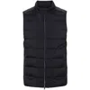 Herno Black Polyamide Sleveless Jacket In Black