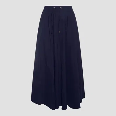 HERNO HERNO BLUE MIDI SKIRT