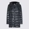 Herno Amelia Quilted Nylon Down Jacket In Blue