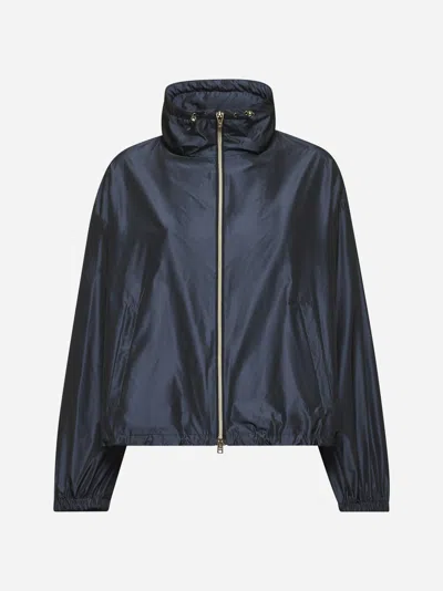 Herno New Techno Teffeta Jacket In Black