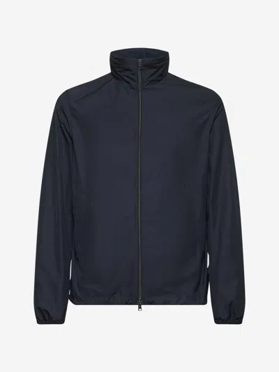 HERNO BLUE NYLON JACKET