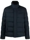 Herno Short Down Jacket With Detachable Fur Insert In Black