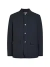 Herno Blue Polyamide Polyester Elastane Jacket In Blue