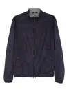 Herno Zip-up Long-sleeve Jacket In Blue