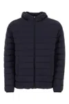 Herno Piumino In Nylon Stretch Blu Navy Uomo In Blue