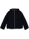 Herno Navy Ultralight Bomber Jacket In Blue