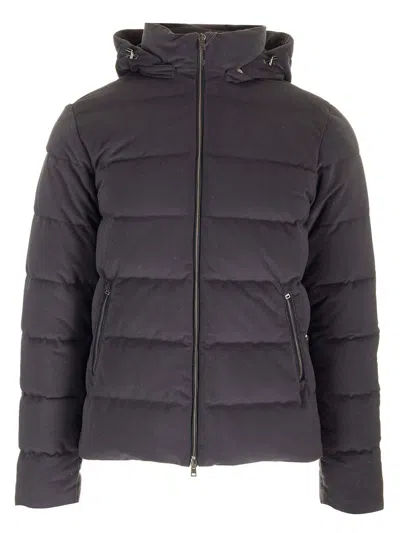 Herno Blue Velvet Down Jacket