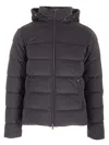 Herno Quilted Hooded Down Jacket With Side Pockets