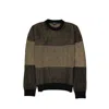 Herno Blue Wool Sweatshirt In Multi