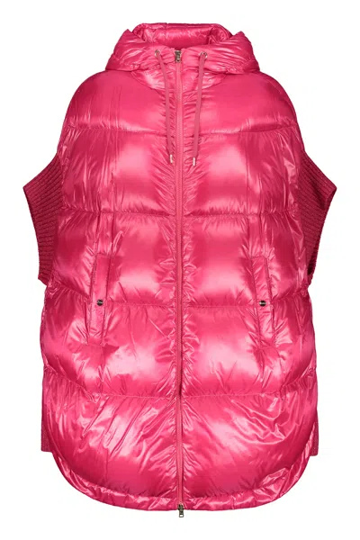 Herno Bodywarmer Jacket In Pink
