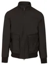 Herno Bomber 3 Layers Wool Storm Loro Piana Jackets Brown In Brown