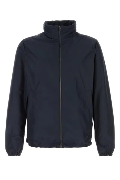 HERNO HERNO DARK BLUE POLYESTER JACKET