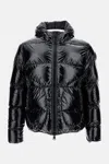 Herno Gloss Bomber Jacket In Black