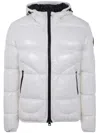 Herno "bomber Gloss" Jacket Clothing In White