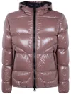 Herno Zip-up Hooded Down Jacket In Multi