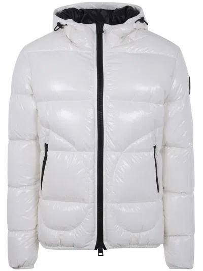 Herno "bomber Gloss" Jacket Clothing In White
