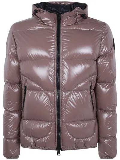 HERNO HERNO "BOMBER GLOSS" JACKET CLOTHING