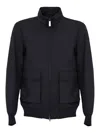 Herno Bomber Jacket In Black