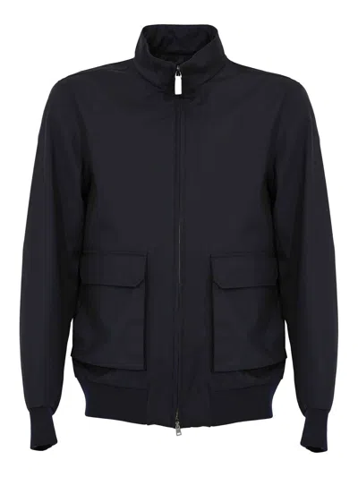 Herno Bomber Jacket In Black