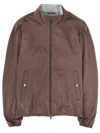 Herno Bomber Jacket In Brown