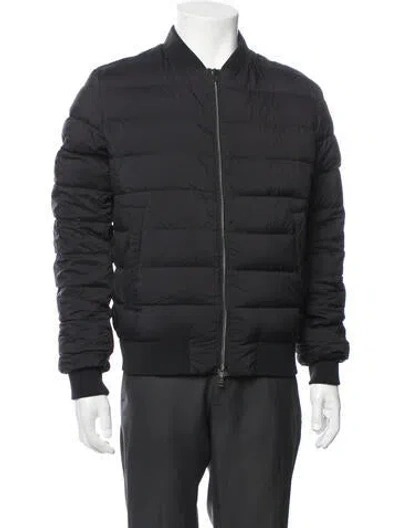 Pre-owned Herno Bomber Jacket In Grey