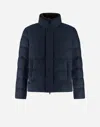 Herno Arendelle Quilted Cotton Suit In Blue