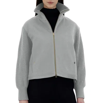 Herno Bomber Jacket In Cashmere Grey