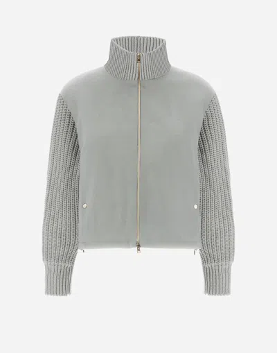 Herno カシミア ボンバージャケット In Grey