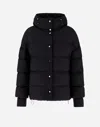 Herno Nylon Microfibre Bomber Jacket In Black