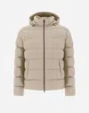 Herno Bomber Jacket In Ecoage In Chantilly