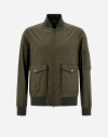 HERNO BOMBER JACKET IN LIGHT COTTON STRETCH