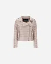 Herno Bomber Jacket In Nylon Ultralight In Chantilly