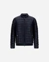 Herno Bomber Jacket In Nylon Ultralight In Navy Blue