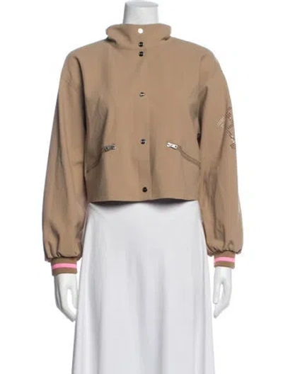 Pre-owned Herno Bomber Jacket In Neutrals
