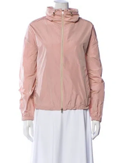 Pre-owned Herno Bomber Jacket In Pink
