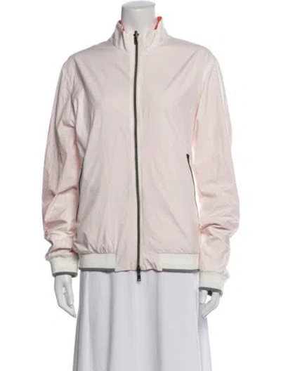 Pre-owned Herno Bomber Jacket In Pink
