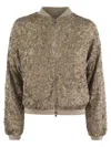 Herno Bomber Jacket With Sequins