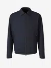 Herno Bomber Jacket Zipper In Midnight Blue