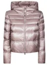 Herno Bomber Nylon Croped In Pink