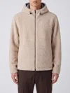 Herno Textured Fabric High-collar Jacket In Neutral