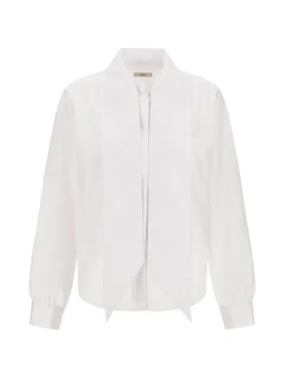Herno Bow-detail Shirt In White